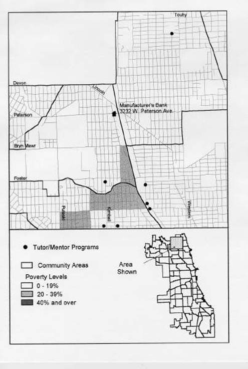 Manufacturers Bank Map