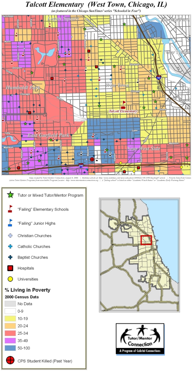 Shooting August, 2001 Map