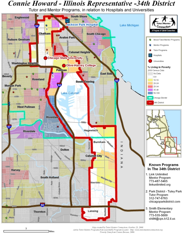 Programs for high school Map