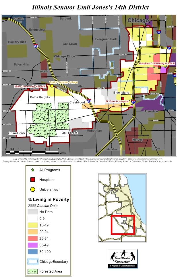 Programs and Univsities map