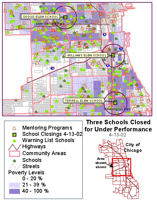Chicago School Closings Map