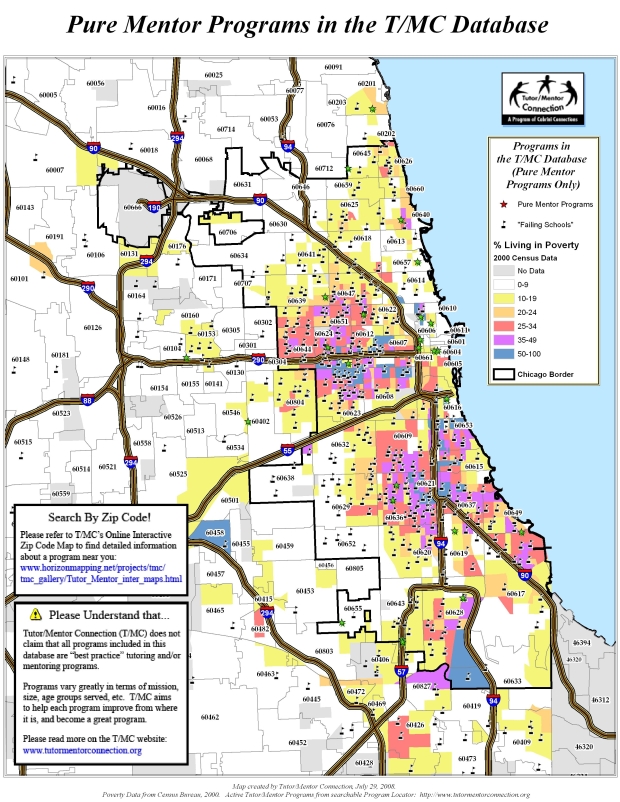 Programs for high school Map